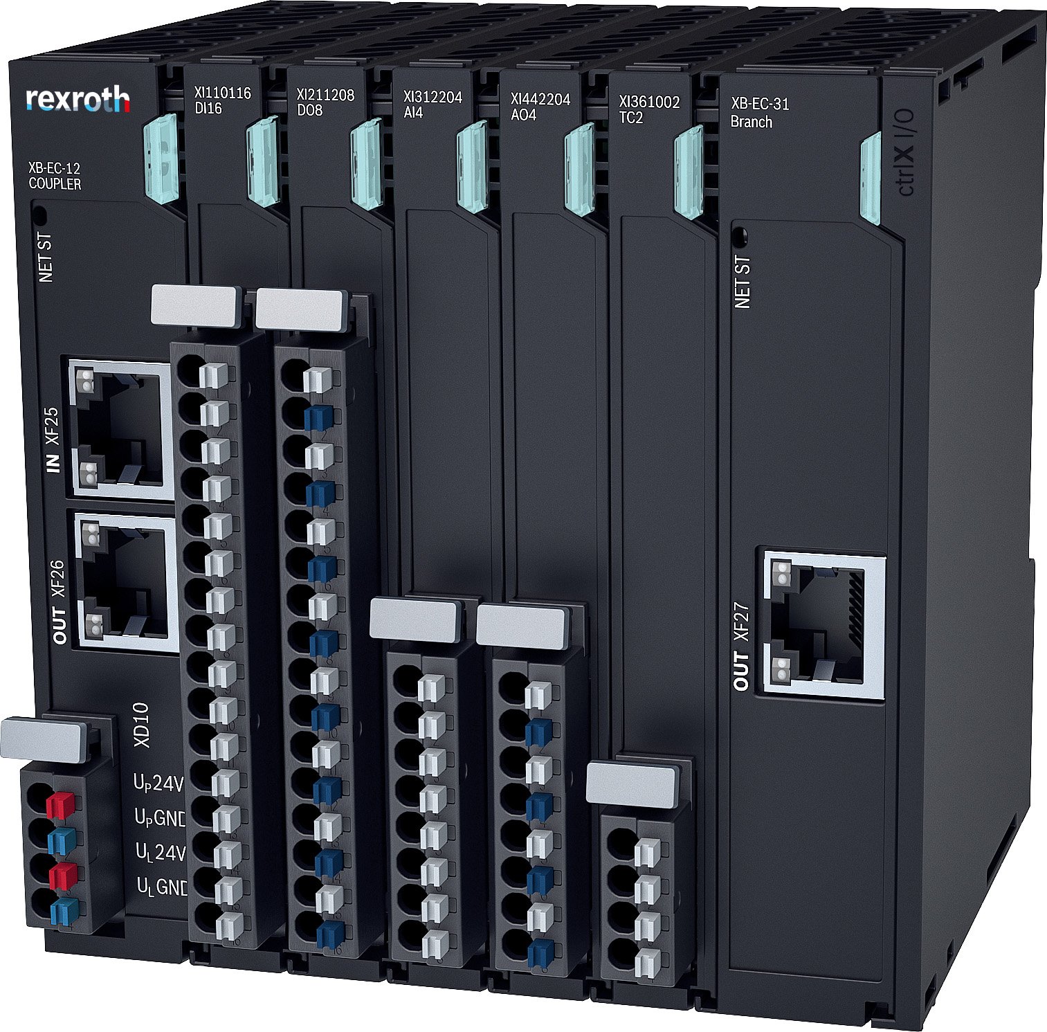 Bosch Rexroth ctrlX I/O coupler and input/output modules